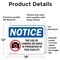 Signmission Use Of Camera Or Video Prohibited, 18 in W x Rectangle, Vinyl Decal OS-2PACK-NS-D-1218-L-16789 - alternate 6